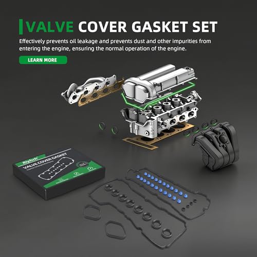 Image of Valve Cover Gasket Set VS50884R for Lincoln MKT /MKS,for Ford Taurus /Flex /Explorer /Police Interceptor Sedan /Police Interceptor Utility 3.5L V6 Gas Turbo 2010-2019,OE VS50684, 39PCS