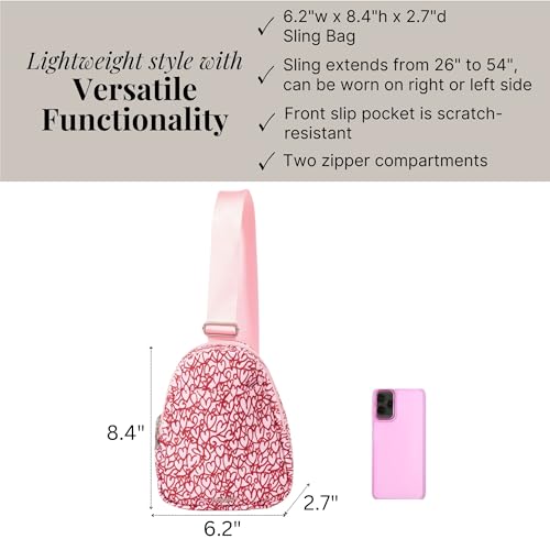 Image of Baggallini Double Zip Mini Sling