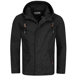 Indicode Heren Lough vest met capuchon, 100% katoen | Jack Merk-Jack Outdoor katoenen jas Met Capuchon Men’s Jacket…
