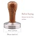 omgogo Stainless Steel Coffee Tamper 58mm Barista Espresso Base Coffee Bean Press