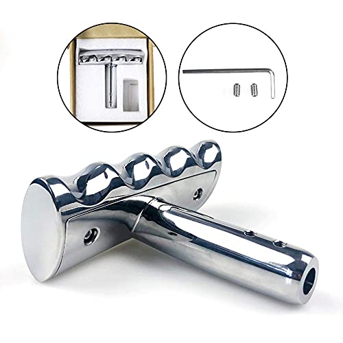 Bestaoo T-Handle Gear Shift Knob Handle For Jeep Wrangler Jk 2012-2017 And Jeep Dodge Charger Challenger Compass Etc, Heavy Metal Zinc Alloy(Silver) #TOP2
