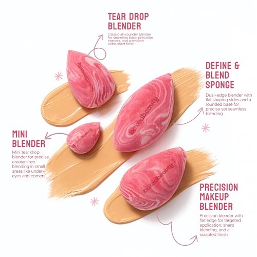 Image of Baked Beauty Photo Perfect Velvet Blend Ultra Soft Microfiber Reusable Makeup Blender for Contouring, Baking & Highlighting (Define & Blend)