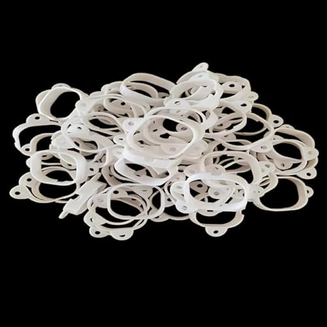 Mounting Clips for Govee Permanent Outdoor Lights, 60 Pcs, White,Compatible with Govee H706,No Adhesive Needed