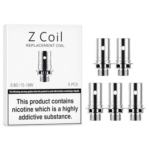 Innokin Zenith 0,8 Ohm - Boite de 5 Résistances de Remplacement Pour E Cigarette Innokin Zenith, Zenith Pro et Zlide - Z Coil - 15 à 18 Watts