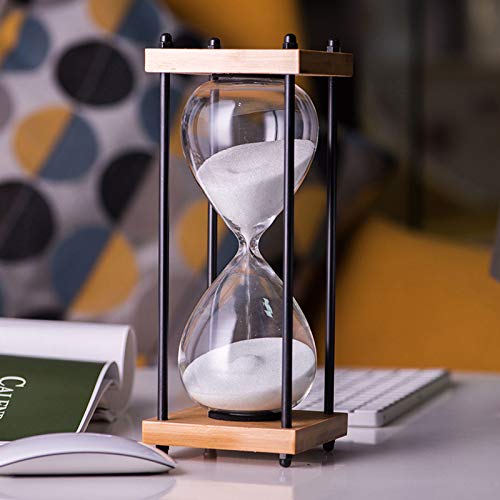 PLMM Sanduhr,Dekorative Sanduhr,30 Min Sanduhren Sanduhr Timer für Kinder Klassenzimmer Küche Spiele Bürsten Zuhause Büro Küchen,Wohnungen,Büros und auch als dekorative Timeruhr Cover