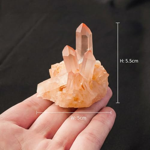 Grappe de cristal rose naturelle, cadeau idéal grappe déesse 130g - 3