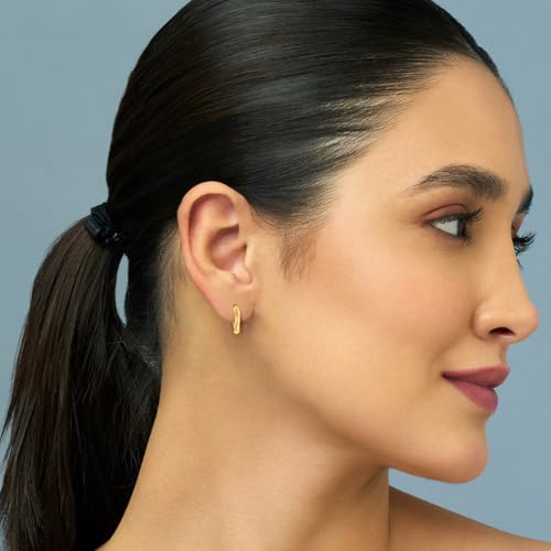 Joyalukkas Women's & Girl's 22K(916) Cyclical Gold Earring - Image 4