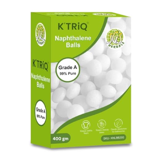 Image of Naphthalene Balls | Strong Napthalene Balls for Clothes Storage, Bathroom, Toilet & Wardrobe | Fresh Fragrance | Protects from Cockroaches & Rats | Long-Lasting Naphthalene Balls for Home & Car