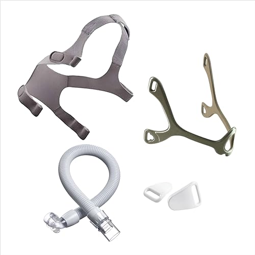 Replacement Full Set of Hose Frame Assembly for Wisp Inlcudes Fabric Frame Tubing Headband and Headband Clips - Compatiable with Small Medium and Large Cushions Roya Health (No Cushion)