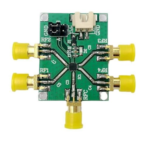 NJTHNTJR Módulo de Conmutación RF HMC7992 SP4T, No Reflectante, Amplio Rango de Frecuencia de 0,1 GHz A 6 GHz, Alto Rendimiento para Enrutamiento de Señales