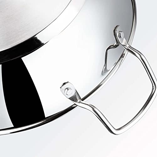 Wok Vinod acero inoxidable 26 cm capacidad 3.7 L miniatura 4