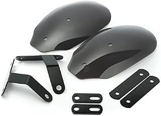 Alamor Motorcycle Hand Guards Handlebar Handguards Protecter compatible with Har-le-y Xl 883 1200 Dyn-a Roa-d King-Black