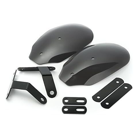 Alamor Motorcycle Hand Guards Handlebar Handguards Protecter compatible with Har-le-y Xl 883 1200 Dyn-a Roa-d King-Black Cover