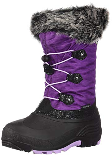Kamik Girls Powdery2 Winter Boots,Grape,10T