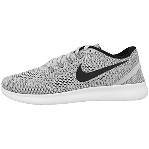 Nike Men's Free Rn Gymnastics, Grey (White/Black/Pure Platinum), 8 UK