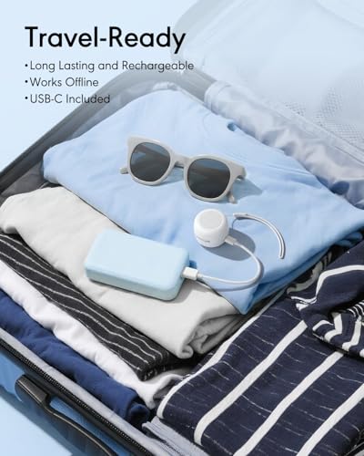 Sound Machine Flowtune White Noise Machine for Baby Adults, Mini Portable Sound Machine for Travel, 6H Timer, 18 Soothing Sleep Sounds Gift - Image 5