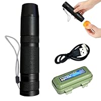 Schierlampe für Hühnereier, Schierlampe wachteleier wiederaufladbar, LED Eiertester mit USB-Ladegerät & Lagerbox, Inkubatoren für Hühnereier, Zur Überwachung der Eientwicklung