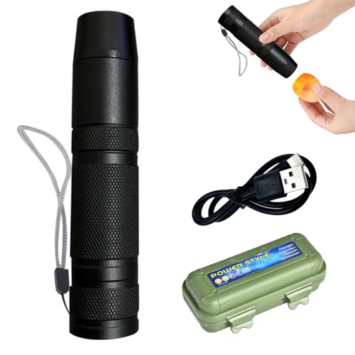 Mire-œufs pour œufs de poule, lampe à œufs de caille rechargeable, testeur d'œufs LED avec chargeur USB et boîte de rangement, incubateurs pour œufs de poule, pour surveiller le développement des œufs