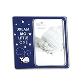DEMDACO Dream Big Little One Whale Photo Frame, 4