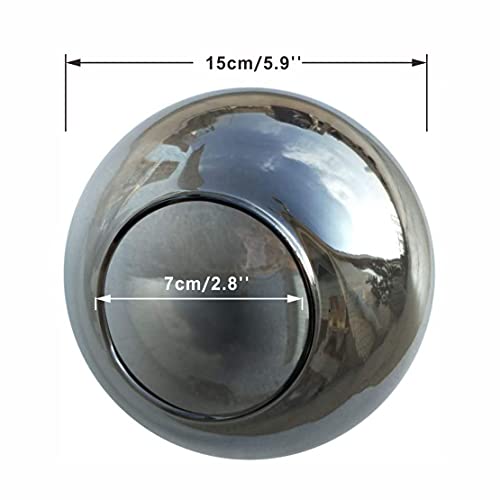 Image of KCO Lighting Replacement Glass Globe Shade,Modern Smoke Gray Lampshade Glass Accessories for Pendant Wall Sconces (Smoke Gray)