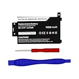 Replacement Battery Compatible with DP75SDI, Paperwhite 2013/2015, Paperwhite 6 Gen, Touch 3G 6' 2013, Touch 6' 2013,fits Part No 58-000049, MC-354775-05, S13-R1-D, S13-R1-S, 3.7V 1350mAh / 5.00Wh