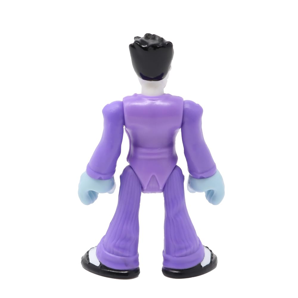 Imaginext Parte di ricambio per Fisher-Price da collezione ispirato a DC Superfriends Hero Villain Playset GNY62 - Figura Joker Poseable di ricambio