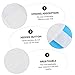 PACKOVE 3pcs Washable Menstrual Pads Reusable Cotton Sanitary Napkins for Women Leakproof Design Suitable for Heavy Flow Period Cloth