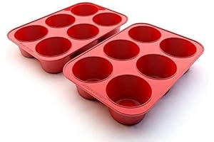 Silicone Jumbo Cupcake Pan: Prepare Mouthwatering Mammoth Muffins effortlessly