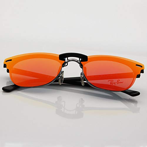 Polarized CLIP-ON Sunglasses for Ray-Ban Clubmaster RB5154 (RX5154) 51-21-1453