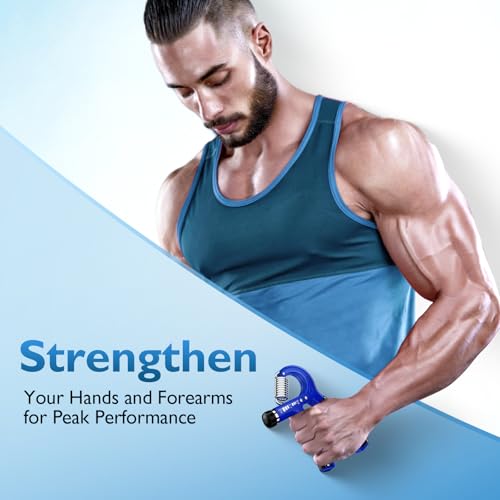Image of FitBeast Grip Strengthener Forearm Strengthener, Adjustable Hand Grip Strengthener for Strength Training & Rehabilitation, 10-132 lbs Resistance, Ideal for Athletes and Physical Therapy (1 Piece)