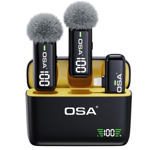 OSA Microphone de téléphone Lightning Lavalier avec...
