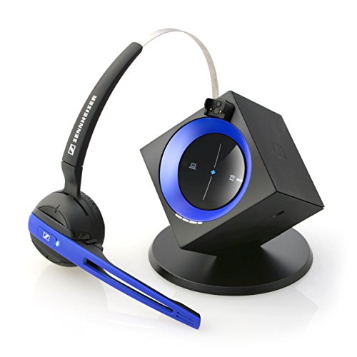 Sennheiser OfficeRunner Wireless Headset with Microphone, Blue
