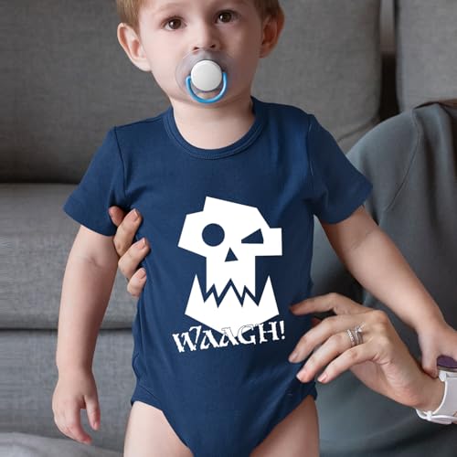 Ork Miniature Tabletop Wargaming Waagh Infant One-Piece Bodysuit, Soft Cotton2