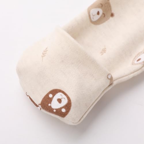 Image of O2Baby Baby Boys Girls Organic Cotton Zip-Front Sleeper Pajamas, Footed Sleep 'n Play