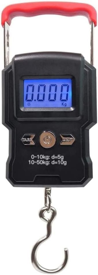 Luggage Scale, Hanging Scale, Hooking Scale Portable Electronic Weighing Scale Hanging Luggage Digital Scale 50Kg Fish Scale