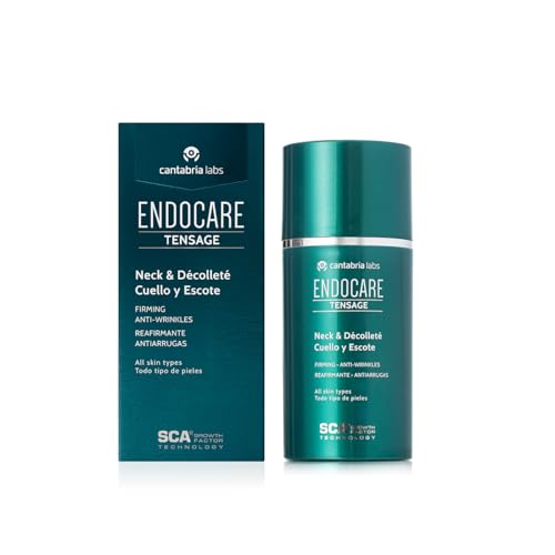 Cantabria Labs – Endocare Tensage Cuello y Escote – Crema Reafirmante 80 ml – Mejora flacidez, acumulación de grasa, tono irregular.