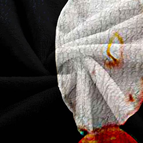 Couverture flanelle microfibre 150x200cm à impression 3D haute définition et finition soignée - 5