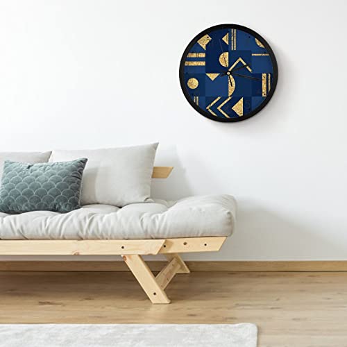 Pendule murale silencieuse dorée, le cadeau idéal pour une crémaillère - 5