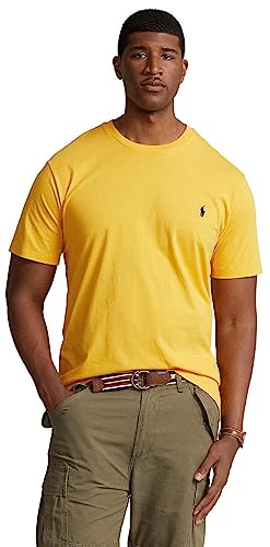 Image of POLO RALPH LAUREN POLO RALPH LAUREN Mens Crew Neck T-Shirt (XXL, GoldYellow)