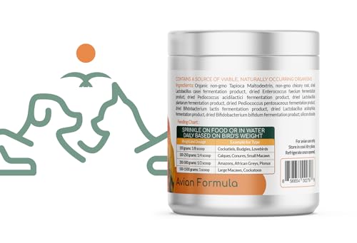 Sacred-Valley-Pets-Parrot-Probiotic-Prebiotic-and-Postbiotic-Pet-Bird-Supplies-Used-with-Water-Bird-Vitamins-Budgie-Treats-Baby-Bird-Formula-Bird-Medicine-Mix-in-Parrot-Food