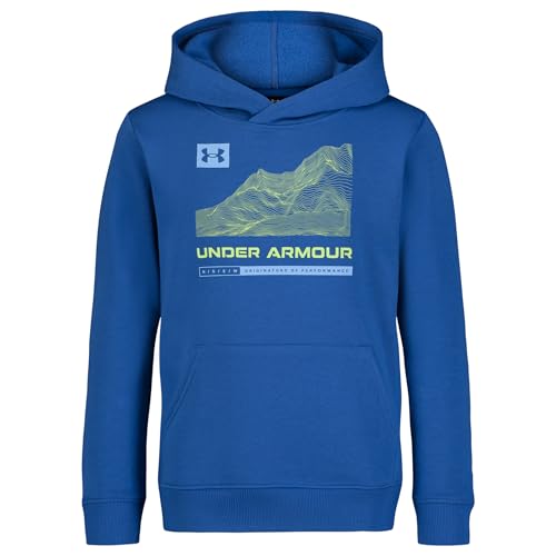 Image of Under Armour Boys' Pullover Hoodie Sweatshirt, Soft & Comfortable Fleece, Outdoor Collection
