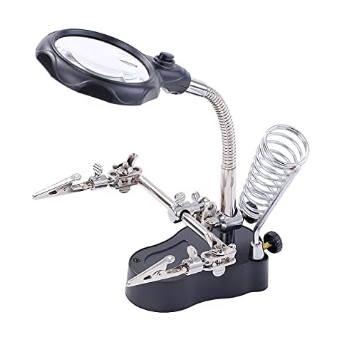 KATSU Soldering Magnifying Glass with LED Lamp Cover