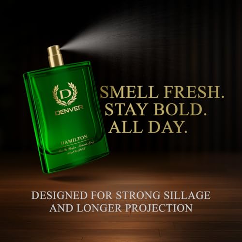 Image of Denver Hamilton & Caliber Perfume - 100 ML Each, Pack of 2 |Long Lasting Perfume Body Scent For Men