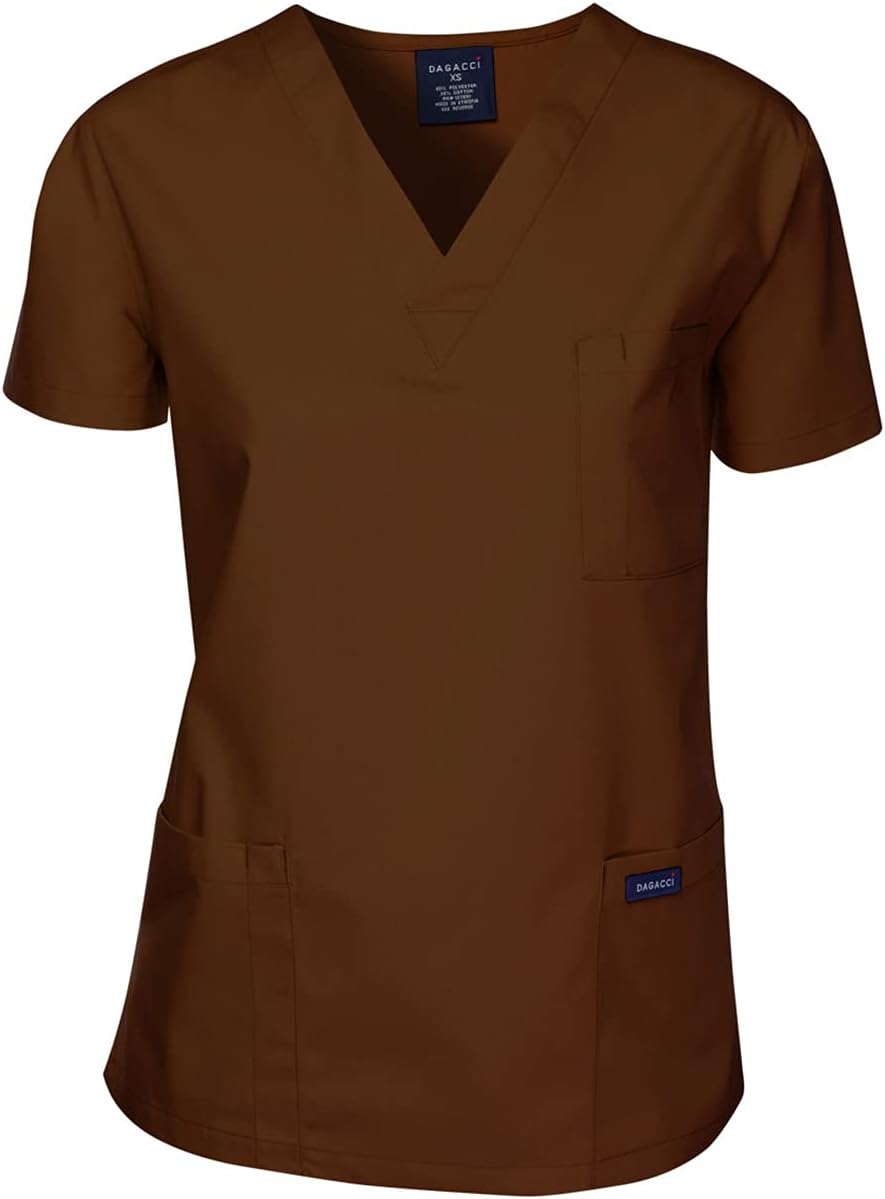Dagacci Scrubs Medical Uniform Women and Men Scrubs Shirts and Tops