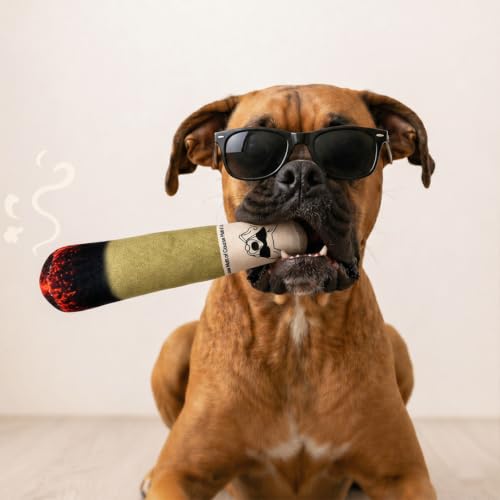 Image of Mutt of Course Joint Squeaky Dog Toy Interactive Chew Plaything for Large Breeds | Medium Pets | Boredom Toy