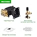Canpump CF 3647 G: 3600 psi @ 4.7 US gpm Pressure Washer Pump with External Unloader (Easily Replaceable), 1-inch Gas Shaft, Horizontal Replacement Triplex Pump