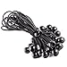 25 pcs Tendeur Bâche Elastique Corde Élastique pour Bâches Professionnel Tensioner avec Boule, Attache Tendeurs en Caoutchouc pour Bâches, Attacher des Bannières, Tente, Affiches, 20cm