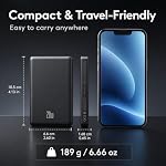 for Magsafe Power Bank iPhone, Compact 10000mAh Magnetic Portable Charger - Image 2