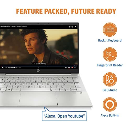 Image of HP Pavilion 14 AMD Ryzen 5 FHD IPS Anti-Glare Display 14 inch(35cm) Laptop & X200 Wireless Mouse with 2.4 GHz Wireless connectivity