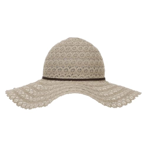 Sombrero de playa para mujer con ala ancha flexible miniatura 2